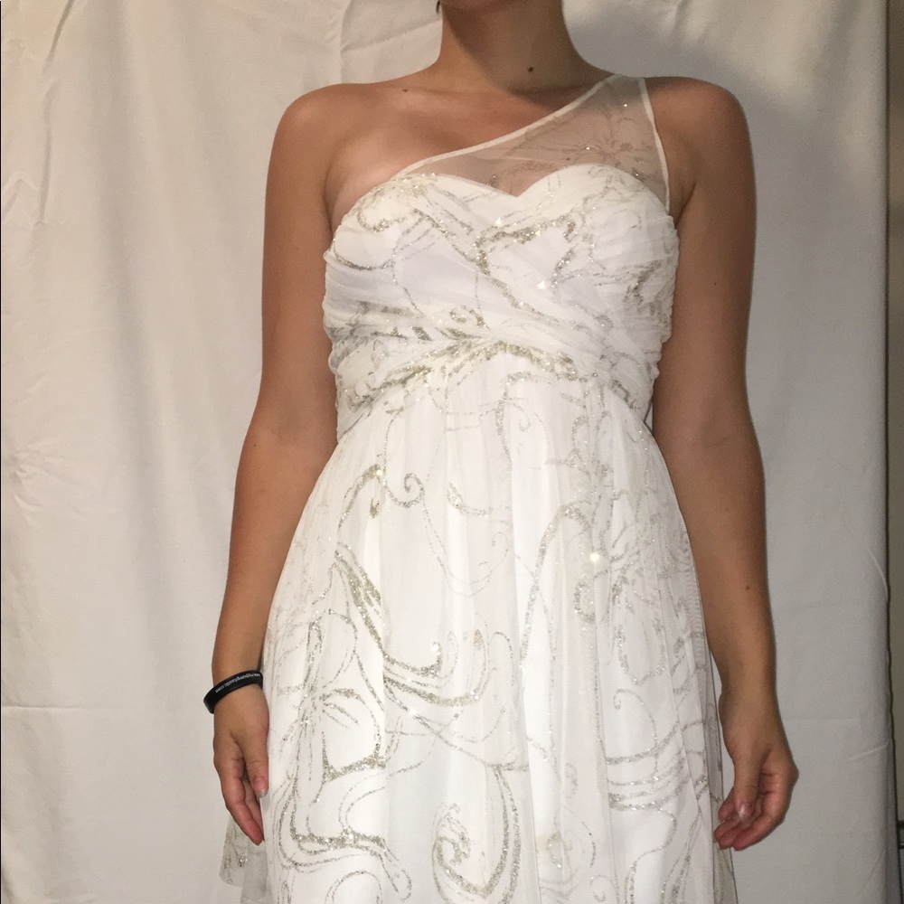 Short homecoming dress.
